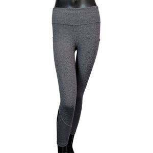 Lululemon Pace Rival Crop Legging Black Gray Size 4